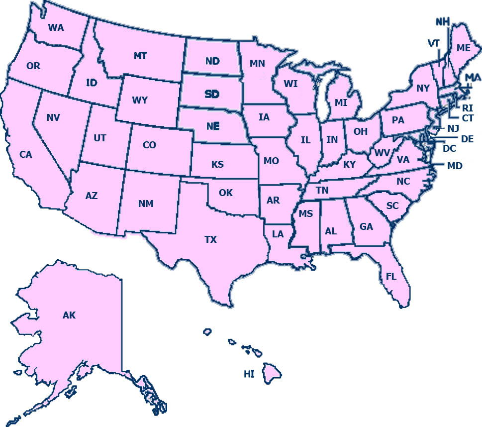 Map of clinics in US